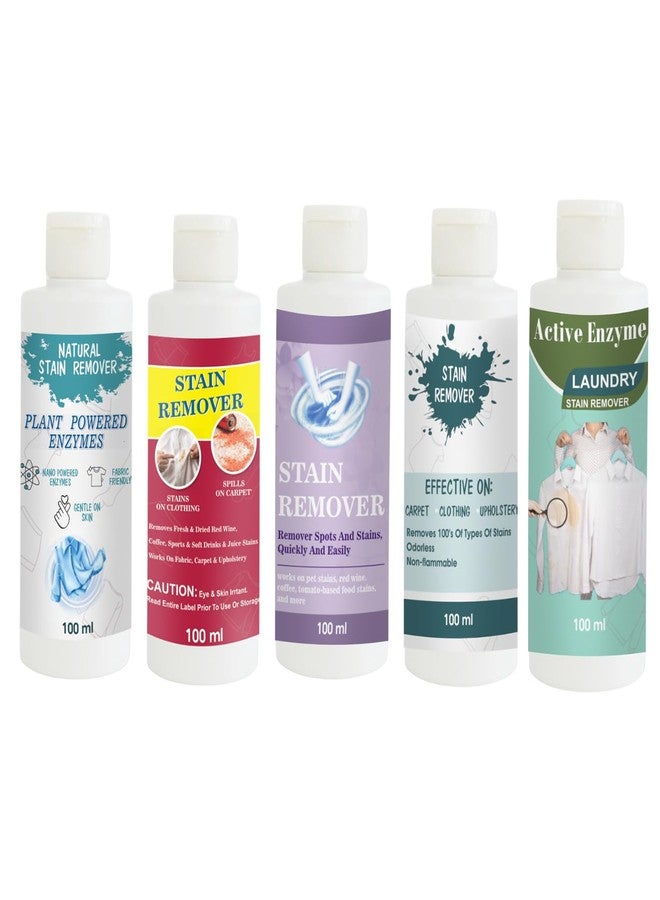 مجموعة مزيلات بقع توفوس، تتضمن مزيل بقع القمصان، الأحمر، البنفسجي، السماوي، والفستقي | محلول تنظيف متعدد الأسطح للملابس والأقمشة والمفروشات (100 غرام لكل عبوة) - Image 1